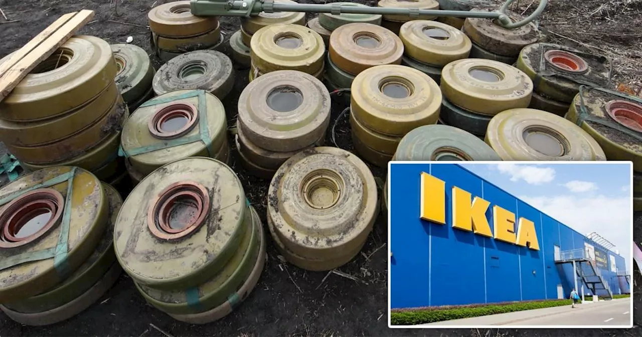 Anti-tank mines accidentally delivered to IKEA warehouse in Poland