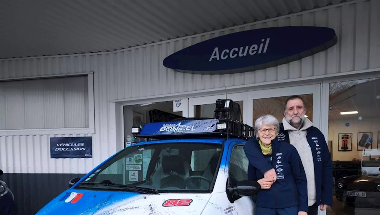 Un couple de retraités lance un défi humanitaire au volant d'une Twingo