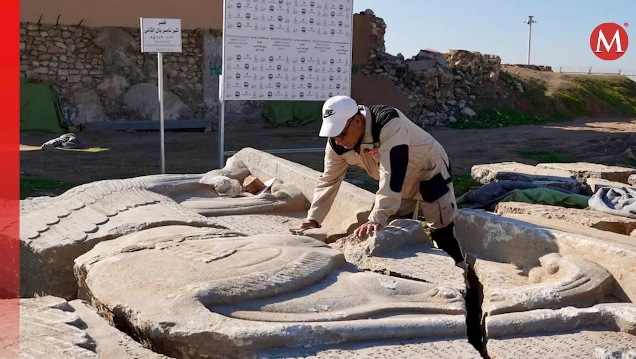 Arqueólogos reconstruyen tesoros de Nimrud diez años después de su destrucción por el EI