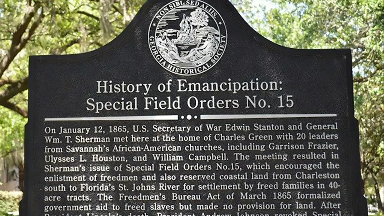 On This Day in 1865, a Special Order Gave Freed Slaves 40 Acres