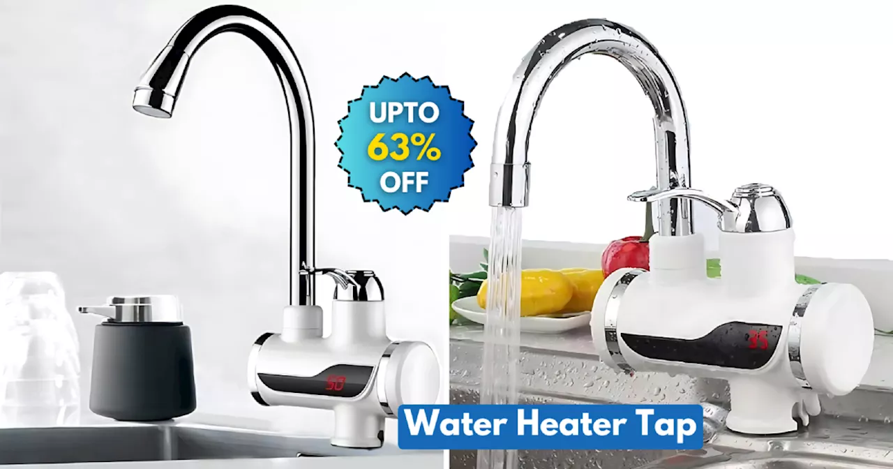 टोंटी घुमाते ही फटाफट गर्म पानी देते हैं ये Water Heater Tap, किचन के लिए हैं एकदम सूटेबल