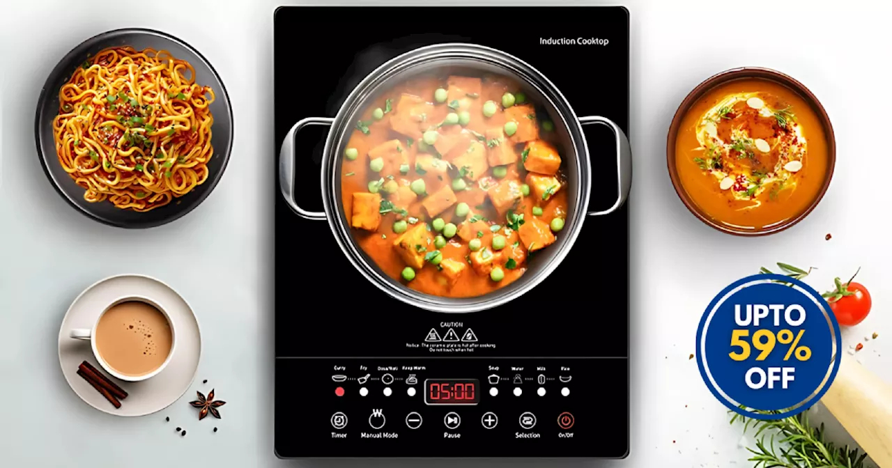 फास्ट और हैंड्स फ्री कुकिंग के लिए बेस्ट Induction Cooktop को करें इस्तेमाल, पाएं 59% तक का धाकड़ डिस्काउंट