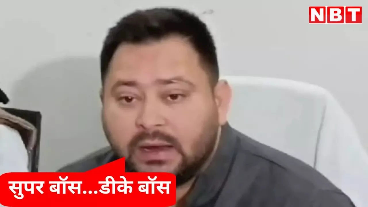 सुपर बॉस...डीके बॉस! डीके हैं कौन? पत्रकारों के सवाल पर तेजस्वी ने दिया ये जवाब