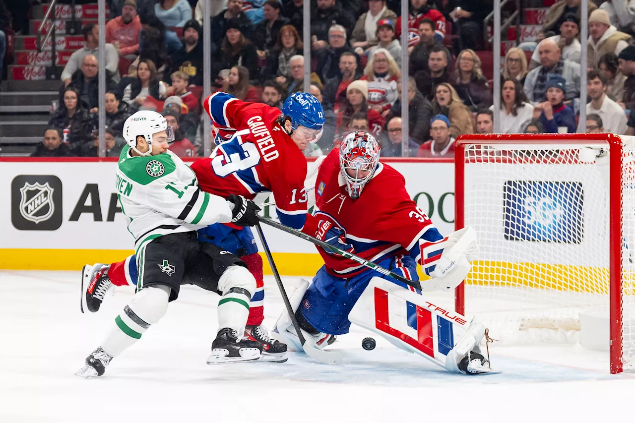 Robertson scores shootout winner, Stars edge Canadiens 2-1 for 7th win in a row