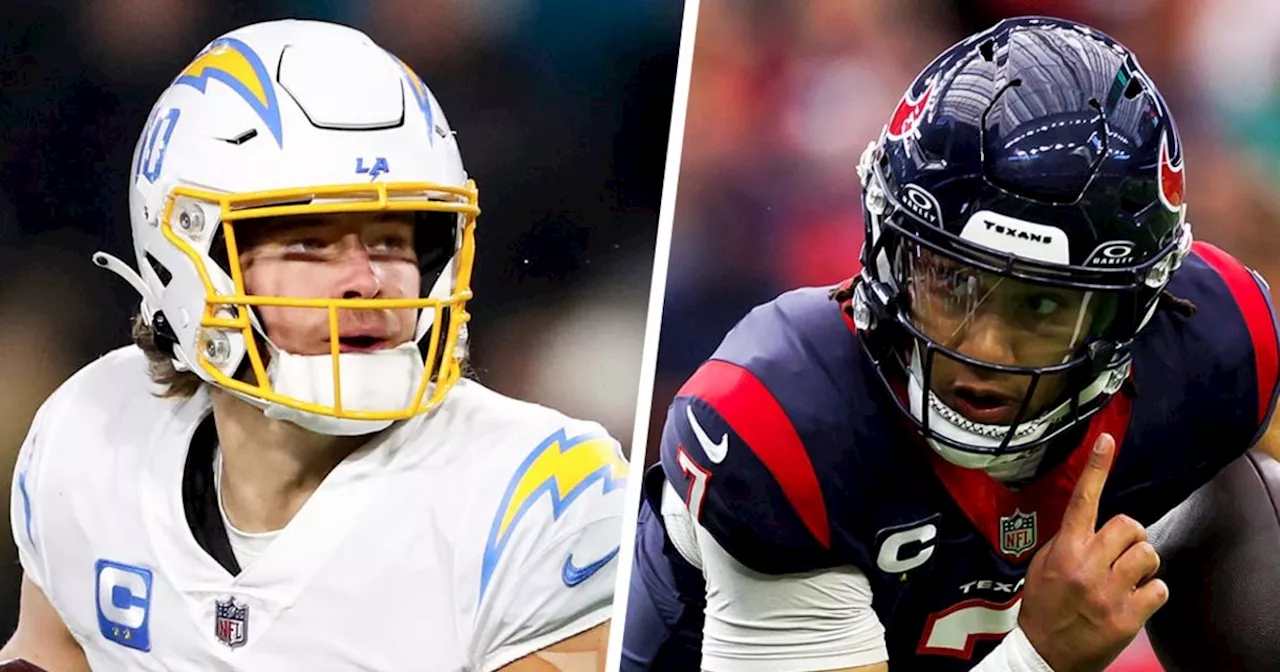 L.A. Chargers lead Houston Texans; Pittsburgh Steelers to face Baltimore Ravens on Wild Card Weekend