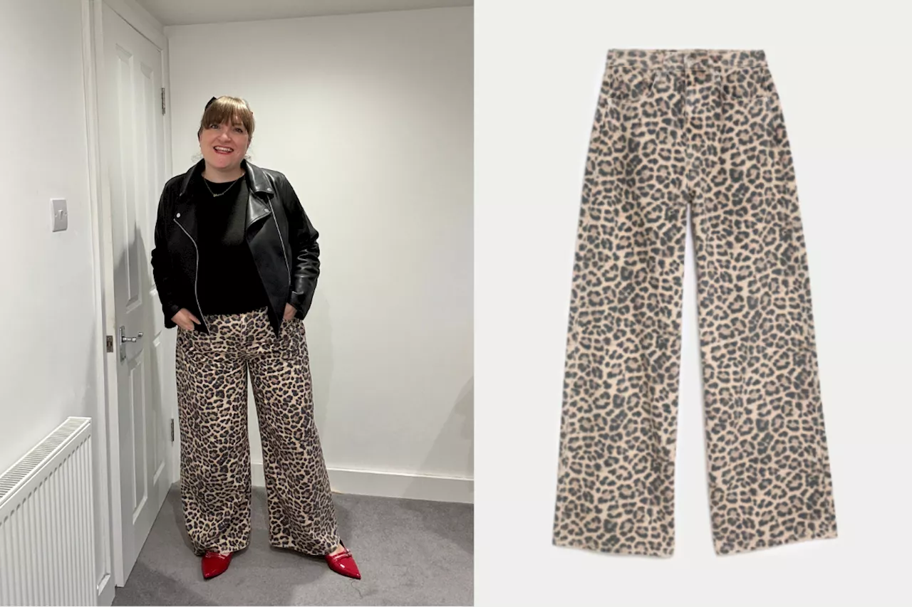 Animal Print Wide Leg Jeans: A Style Comeback