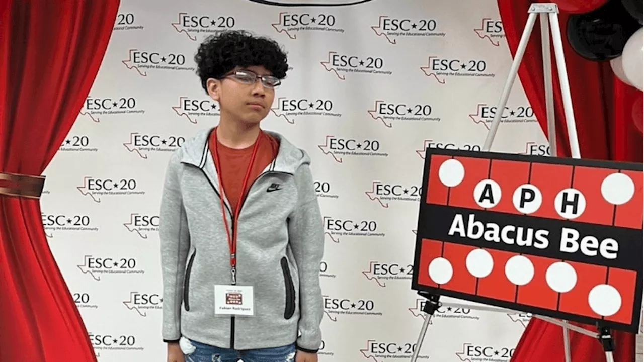 East Central ISD student selected for National APH Abacus Bee