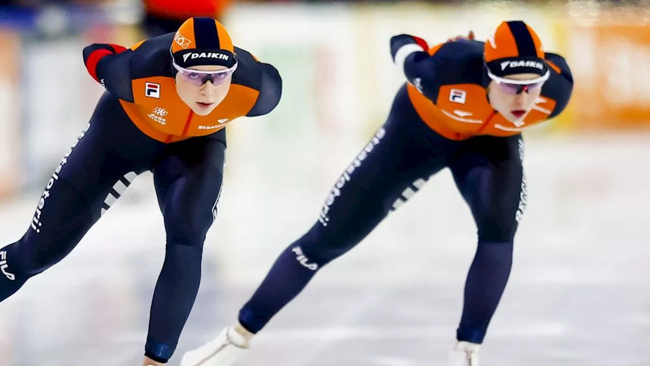 EK Allround: Rijpma-de Jong en Beune lopen voor 1-2 Nederlandse vrouwen