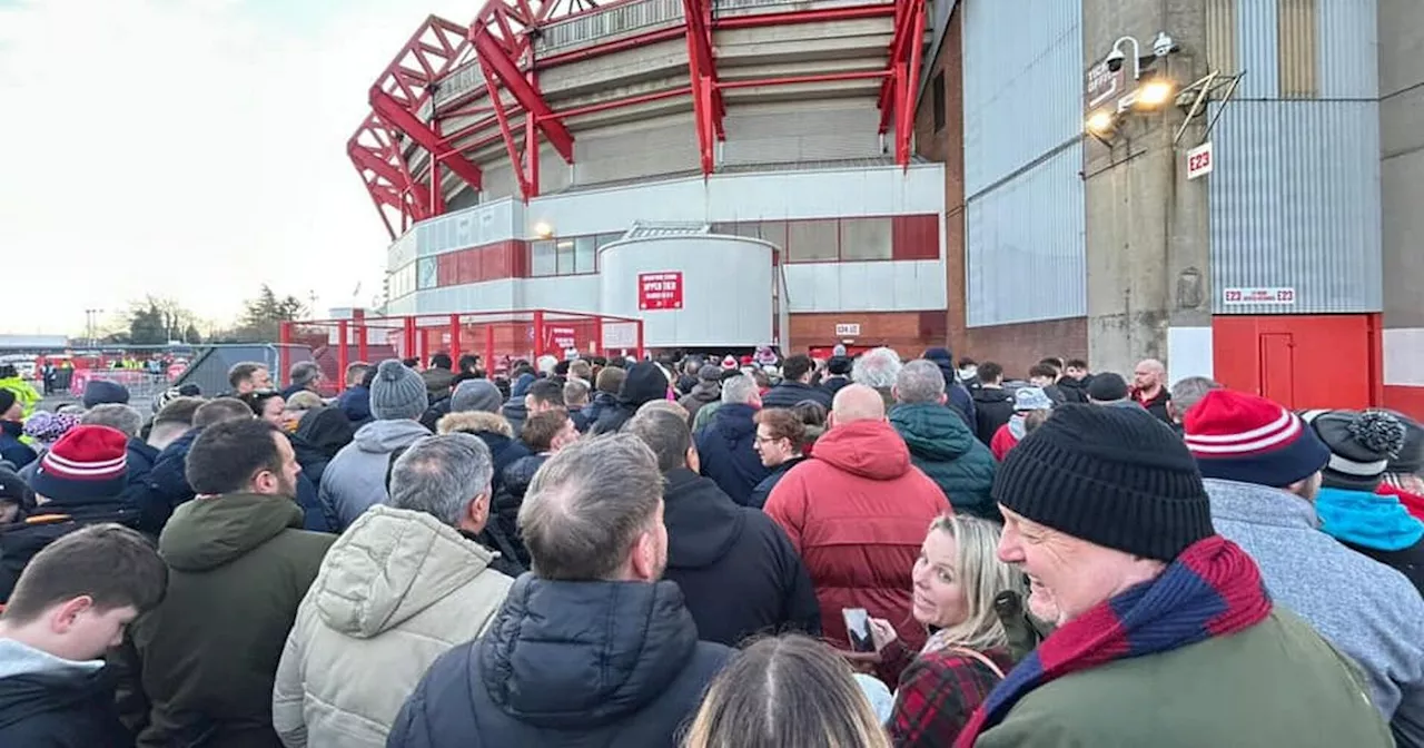 Forest fans 'didn't get in until half-time' over major turnstile delays