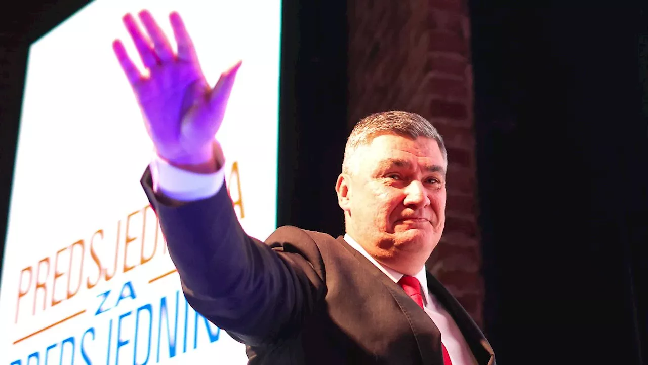 'Pro-russische Marionette': Kroatiens Präsident Milanovic steuert auf zweite Amtszeit zu