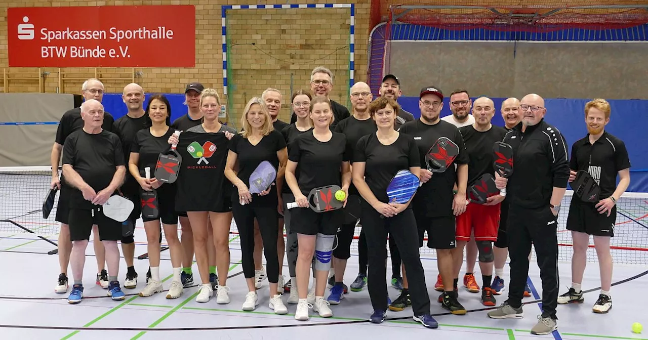 In Bünde wird nun auch Pickleball gespielt