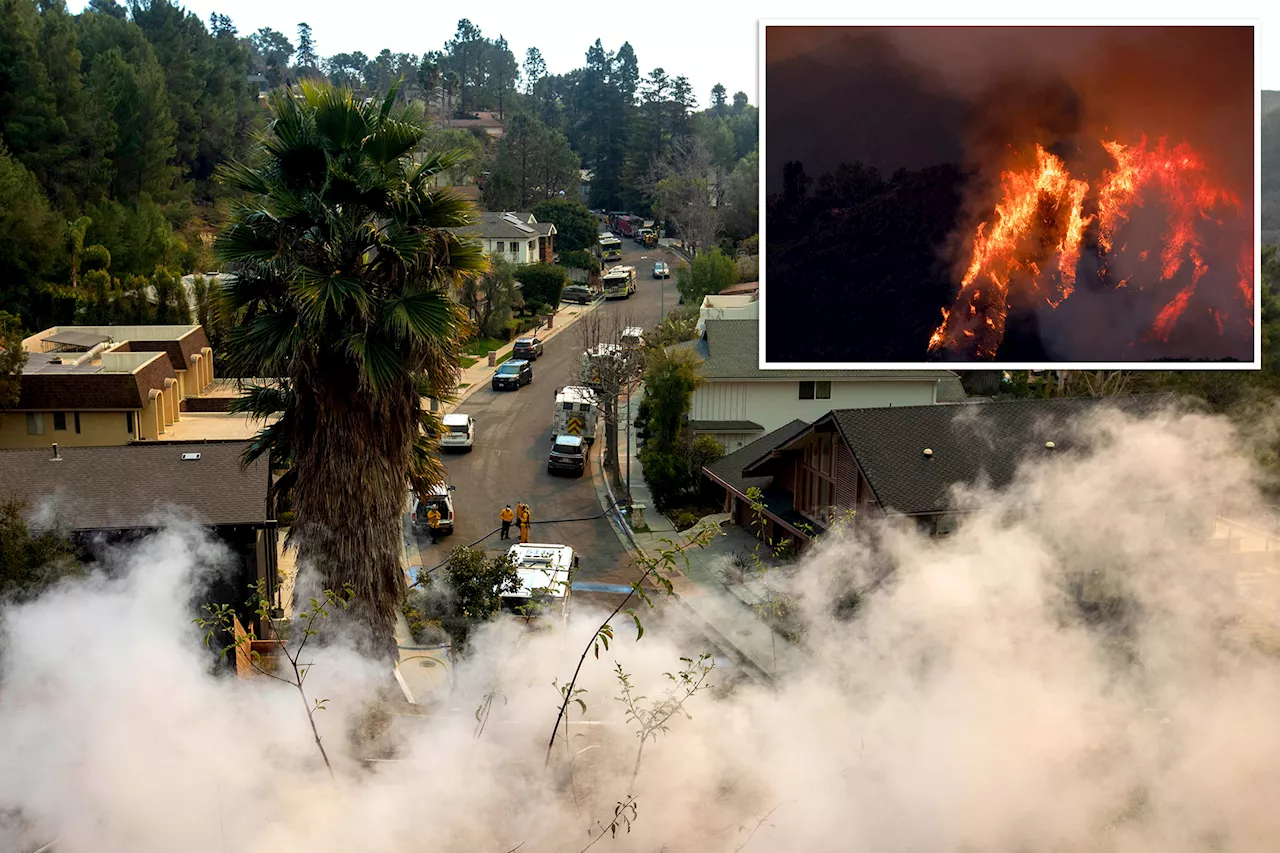 LA fires close in on posh Brentwood neighborhood -- where Kamala Harris and LeBron James have homes