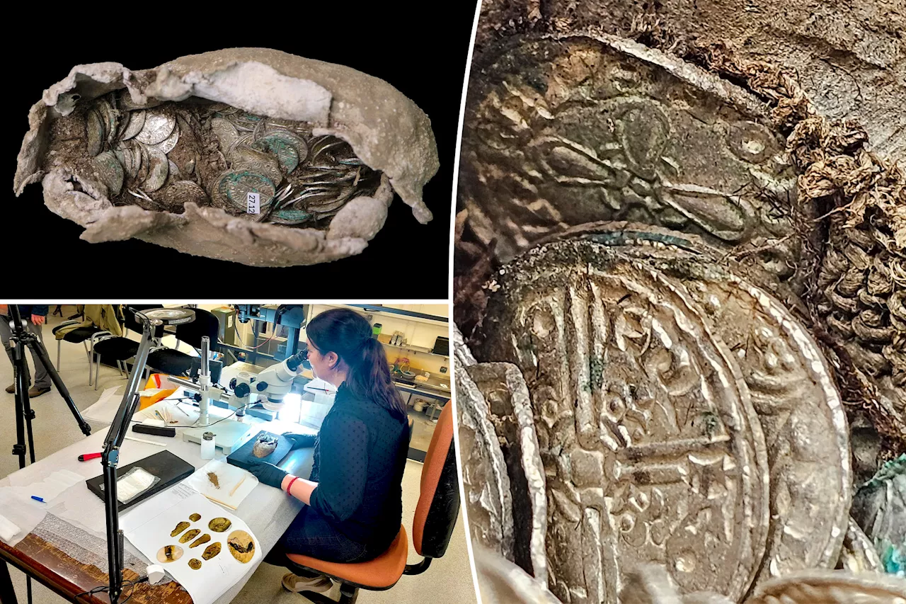 Millennia-old stash of hundreds of silver coins highlights a merciless history: 'I was shaking when I first unearthed it'