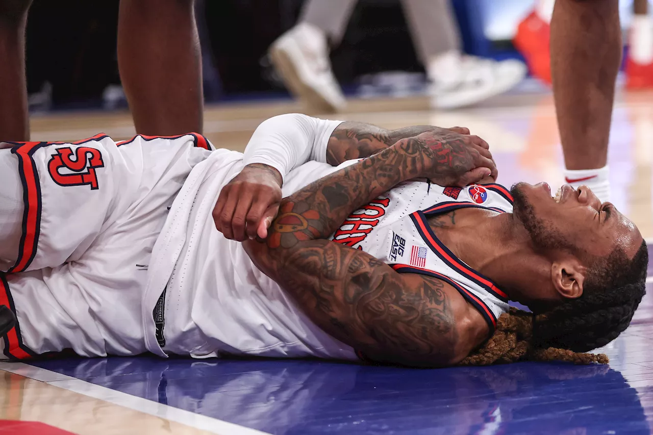 St. John's Star Deivon Smith Injured Against Villanova