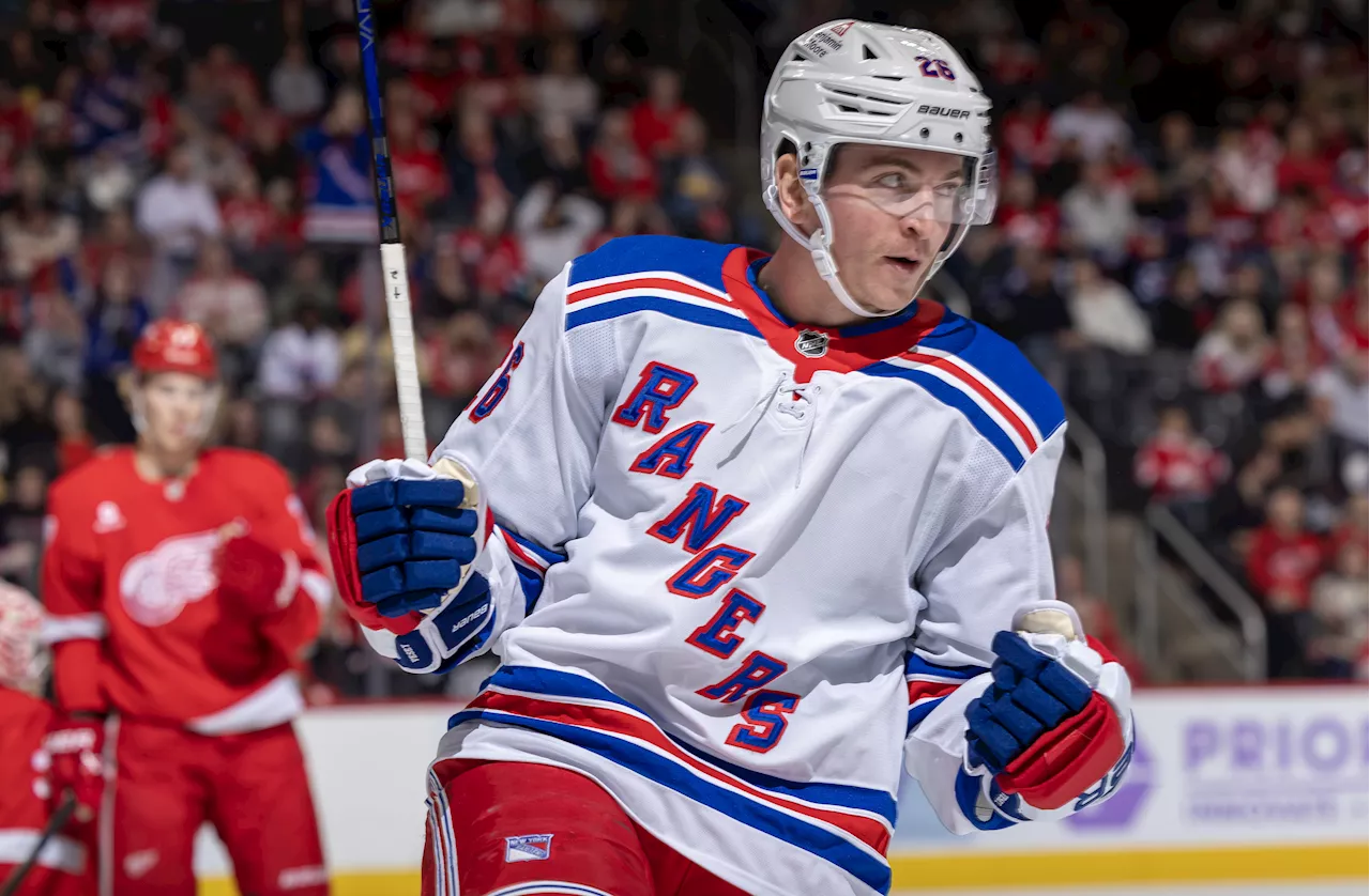 Vesey Back in Rangers Lineup After Brief Scratch