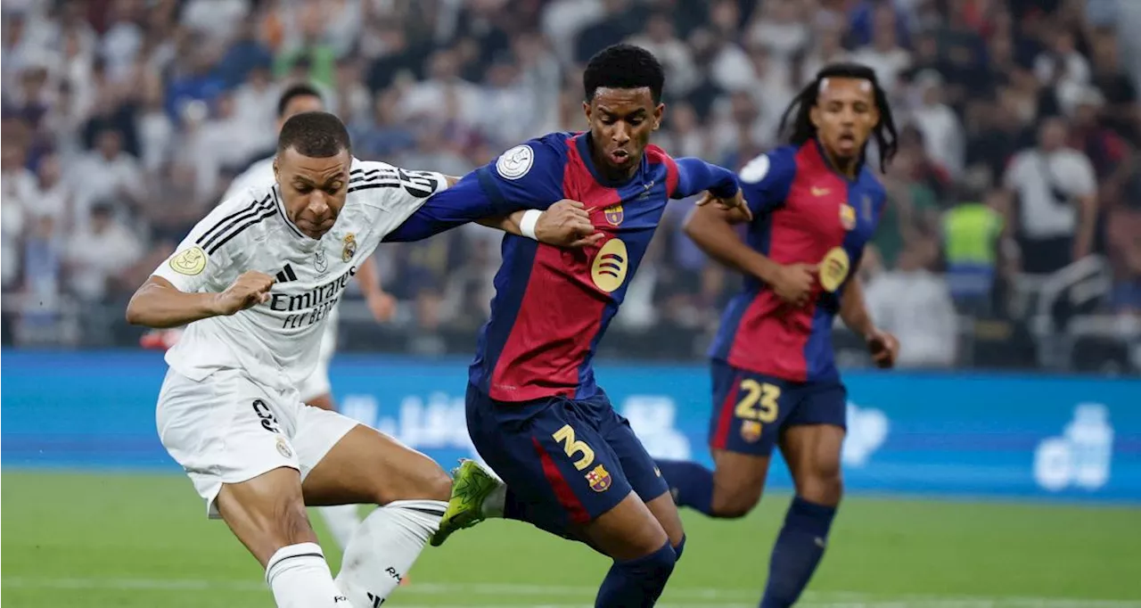 Barça domine le Real Madrid à la mi-temps de la Supercoupe d'Espagne