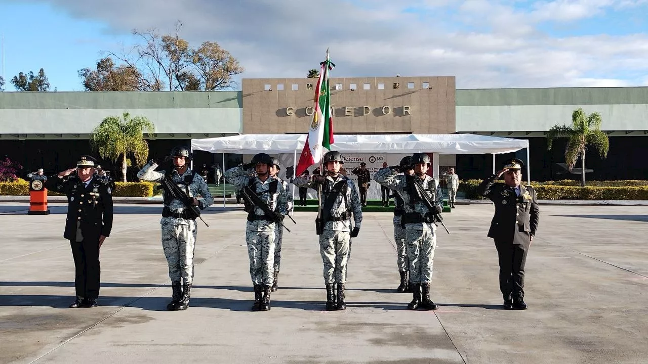 Gerardo Serna Melchor toma protesta como nuevo coordinador estatal de la Guardia Nacional en Guanajuato