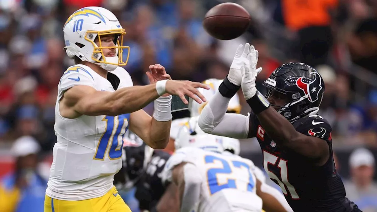 NFL-Playoffs 2025: Los Angeles Chargers brechen komplett ein - Houston Texans eine Runde weiter