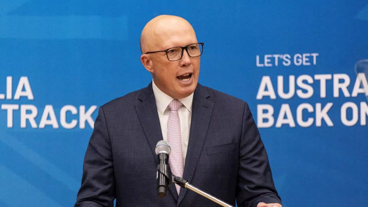 Peter Dutton declares Liberal party 'back in town' at unofficial election campaign launch