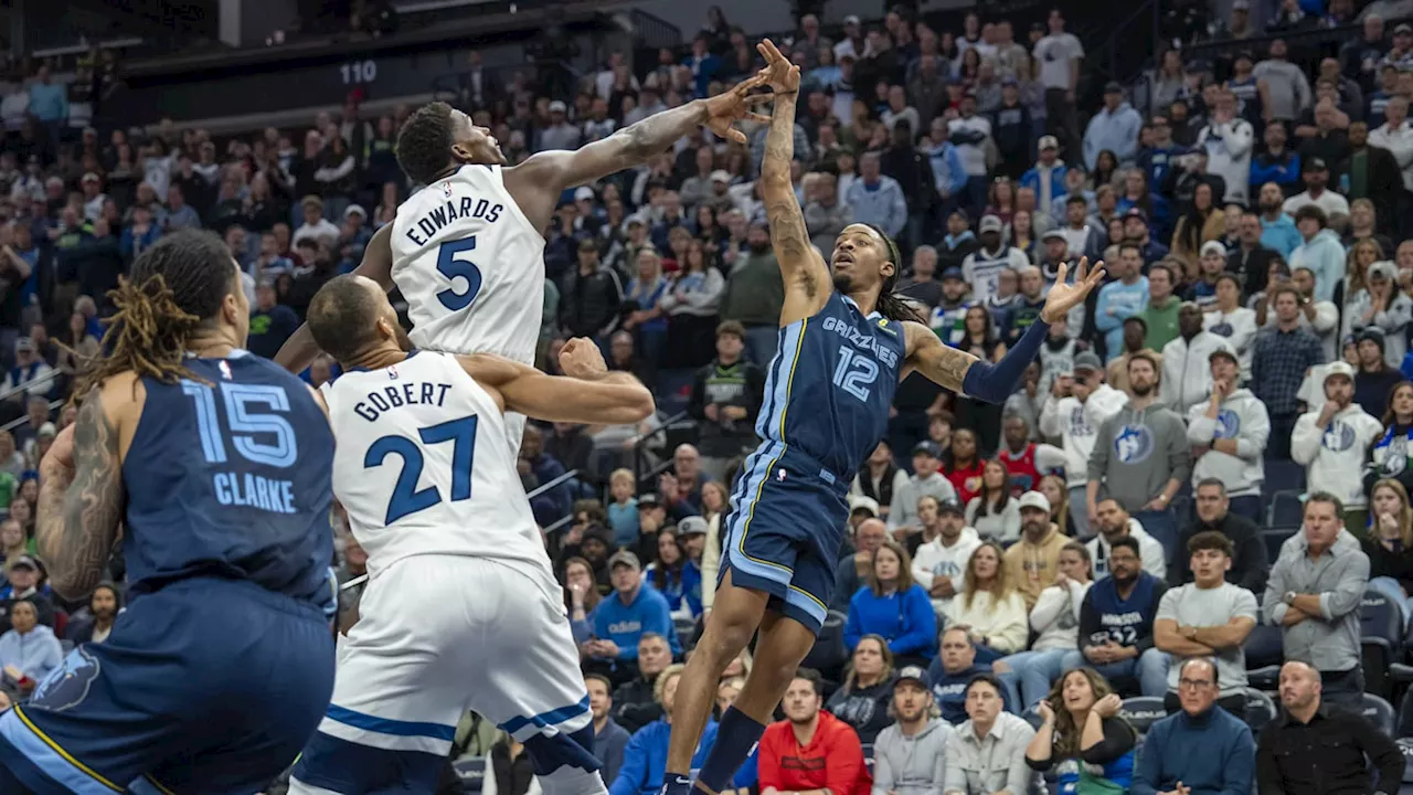 Morant's Buzzer Beater Lifts Grizzlies Past Timberwolves