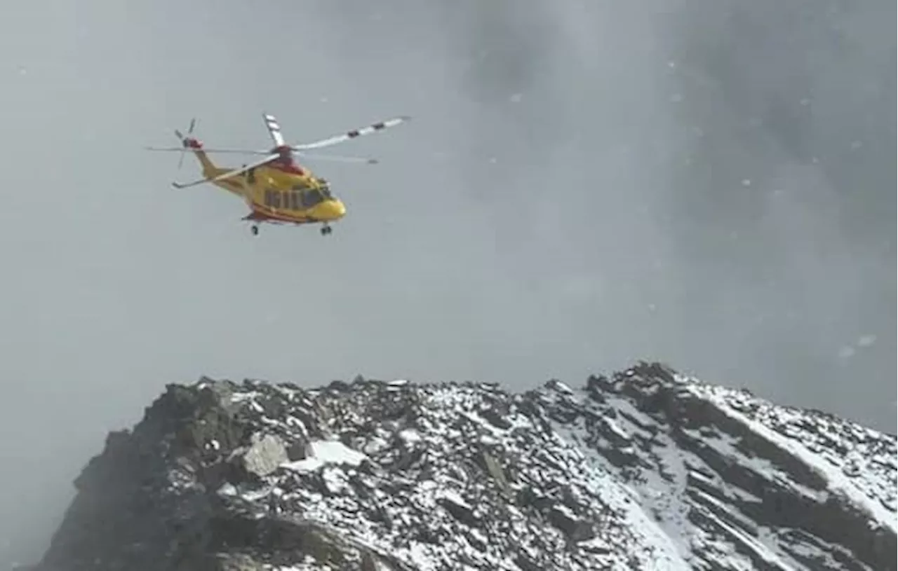 Valanga in Piemonte sopra Trasquera, nella zona di Punta Valgrande: tre persone coinvolte