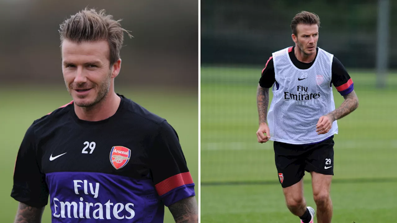 David Beckham stunned Arsenal squad with 'unbelievable' training moment during time at the club