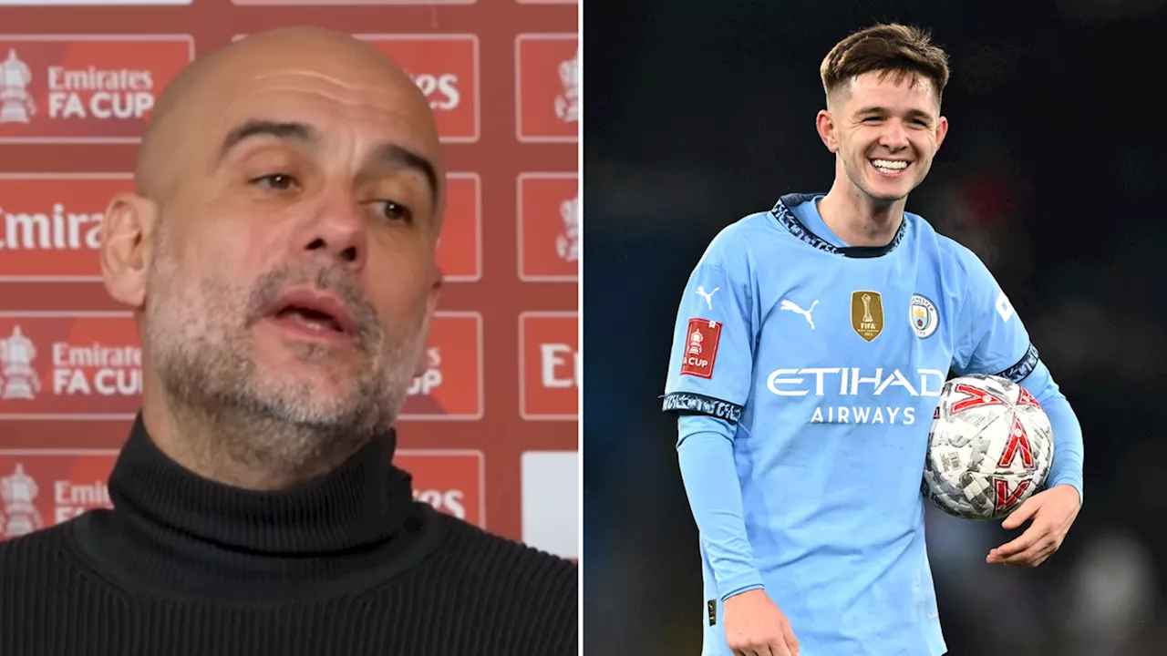 Pep Guardiola shocks Man City fans with comments about James McAtee after hat-trick against Salford