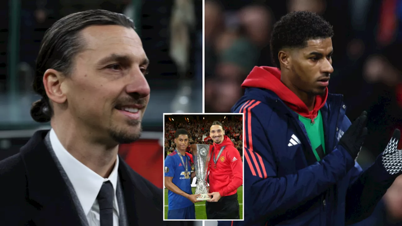 Zlatan Ibrahimovic responds to claims AC Milan want to sign Marcus Rashford and makes his feelings clear