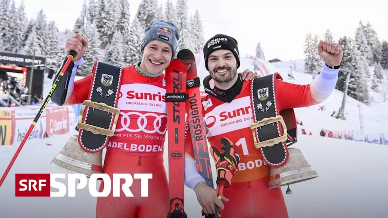 Schweizer Doppelsieg beim Riesenslalom in Adelboden