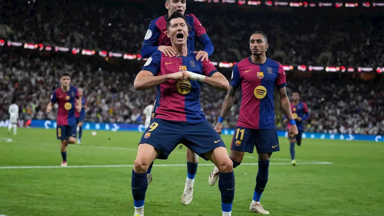 Flick-Titel für Barcelona: 5:2 im Clásico gegen Real Madrid