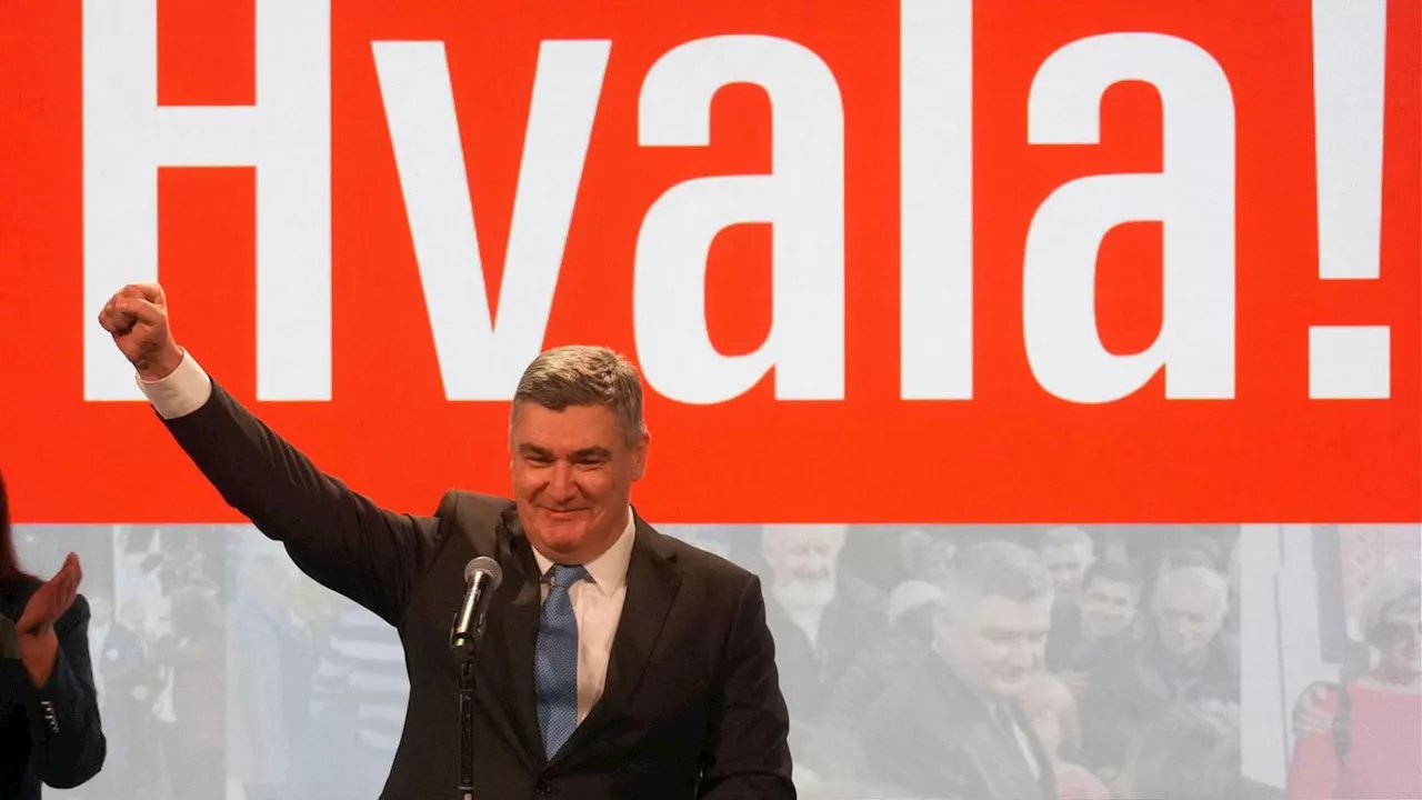 Zoran Milanovic bleibt nach Stichwahl Präsident in Kroatien