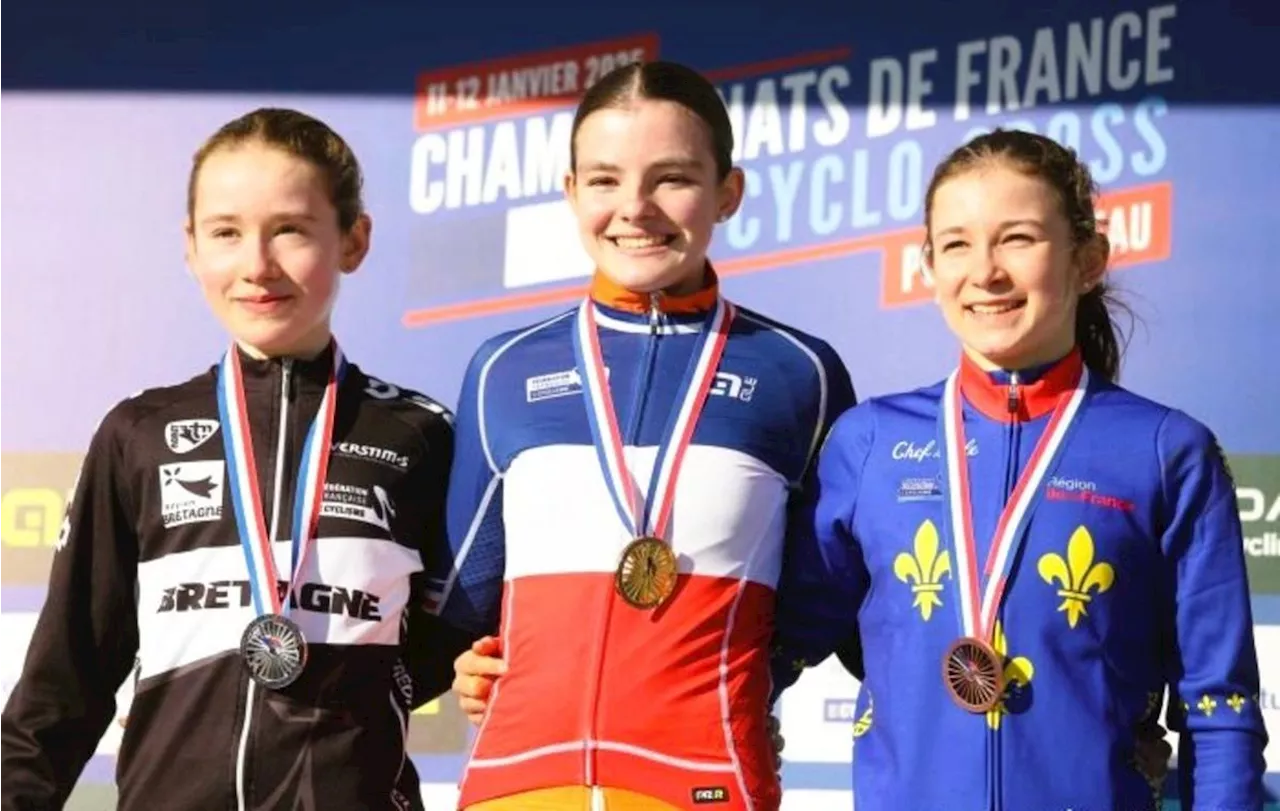 Lucie Elizalde, championne de France de cyclo-cross U17