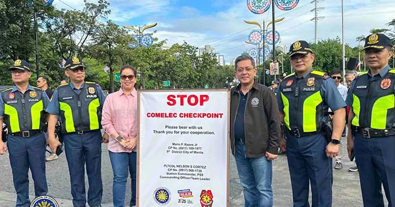 PNP launches checkpoints to deter election-related violence