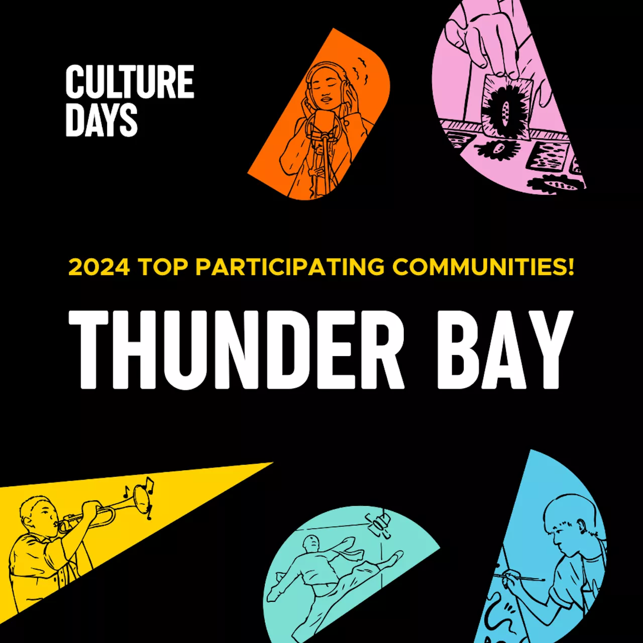 Thunder Bay Ranked Fifth on Canada's Culture Days Top Participating Communities List