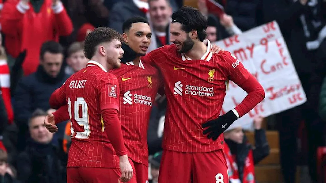 Liverpool Raih Kemenangan Telak Atas Accrington Stanley di Piala FA