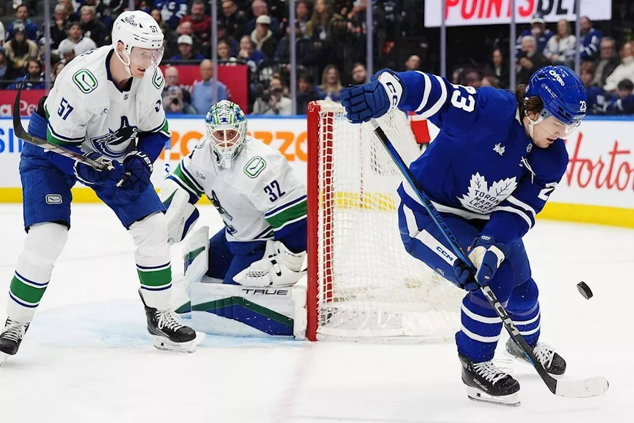 Canucks Shut Out Maple Leafs 3-0