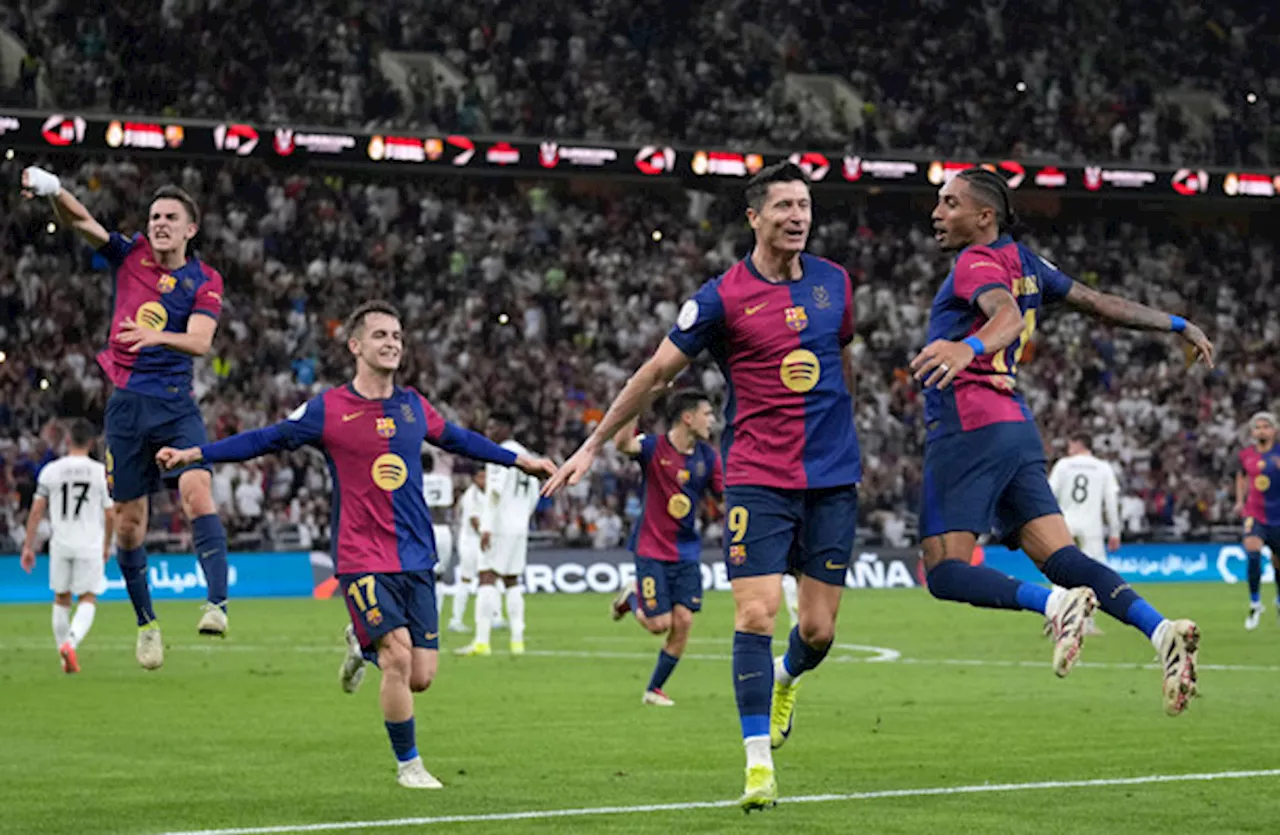 Barcelona thrash Real Madrid in Spanish Super Cup final