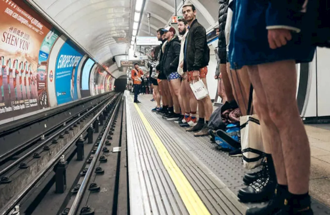 London's No Trousers Tube Ride Returns