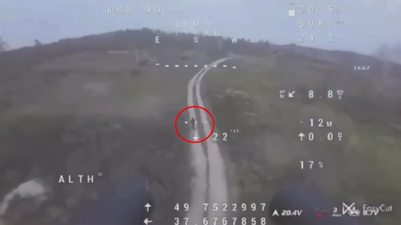 Dramatic moment Ukrainian drone destroys 3 Russian UAVs with built-in SHOTGUN