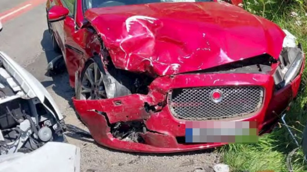 Teen Driver Crashes Into Jaguar After 'Showing Off' to Female Friend