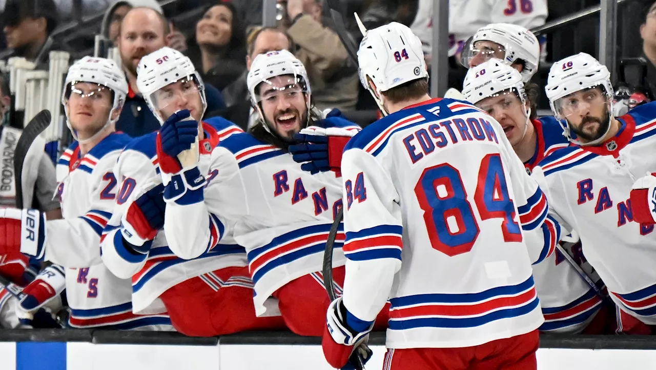 Edstrom's 3rd-period goal gives Rangers win over Golden Knights