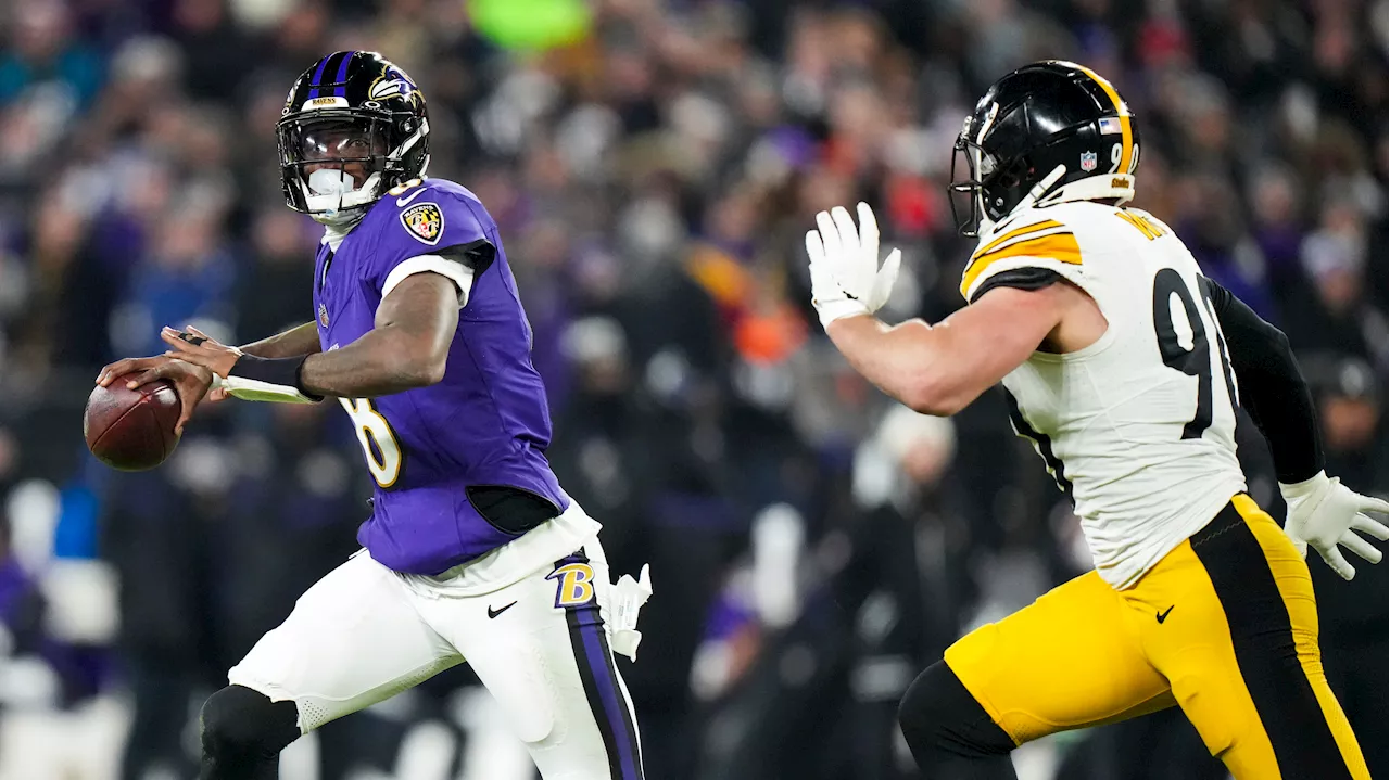 Jackson, Henry lead the way as Ravens run over rival Steelers in AFC playoffs