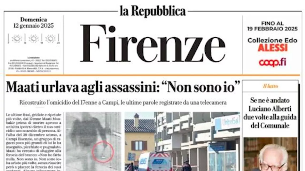 La Repubblica (ed. Firenze): 'La sfida al Monza aspettando Gudmundsson'