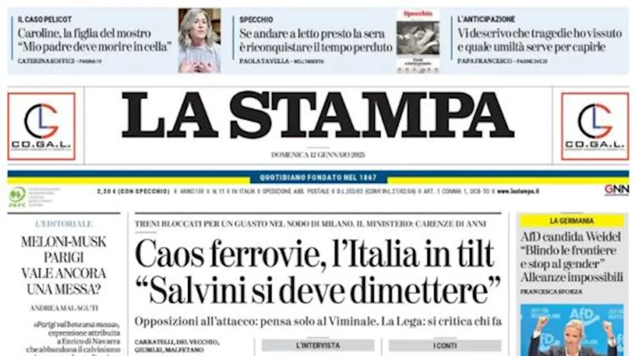 Torino-Juventus finisce 1-1, La Stampa titola in prima pagina: 'Derby di rabbia'