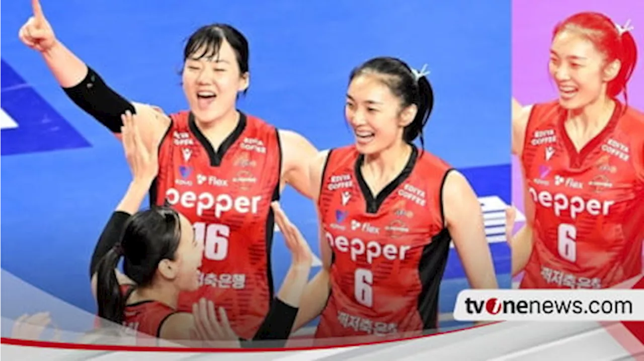 Hasil Liga Voli Korea: Legenda Red Sparks Bawa AI Peppers Pecundangi Hyundai Hillstate