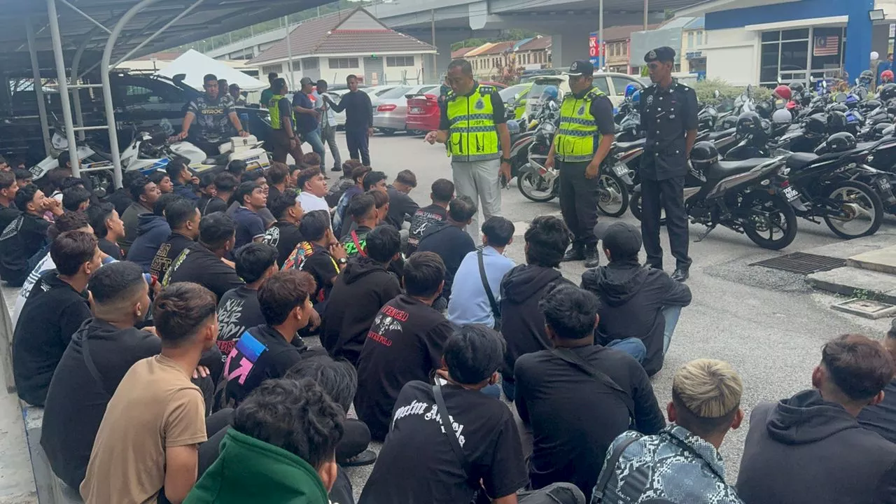 Op Samseng Jalanan: Polis sita 60 motosikal, keluarkan 170 saman