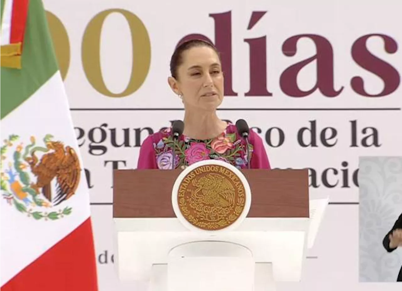 Presume Claudia Sheinbaum programas sociales y reforma al Poder Judicial en su primer informe