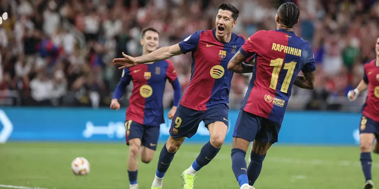 Barcelona wint Spaanse Supercopa