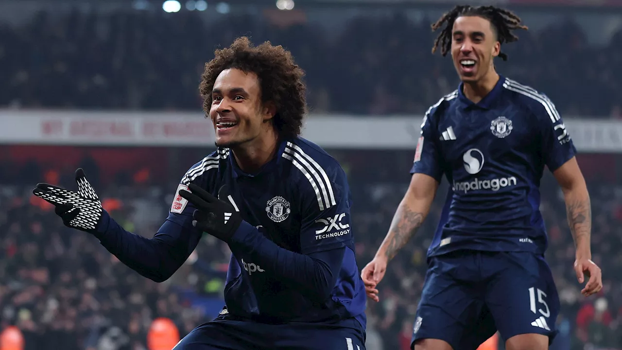 Zirkzee schiet Manchester United naar volgende ronde FA Cup na thriller tegen Arsenal