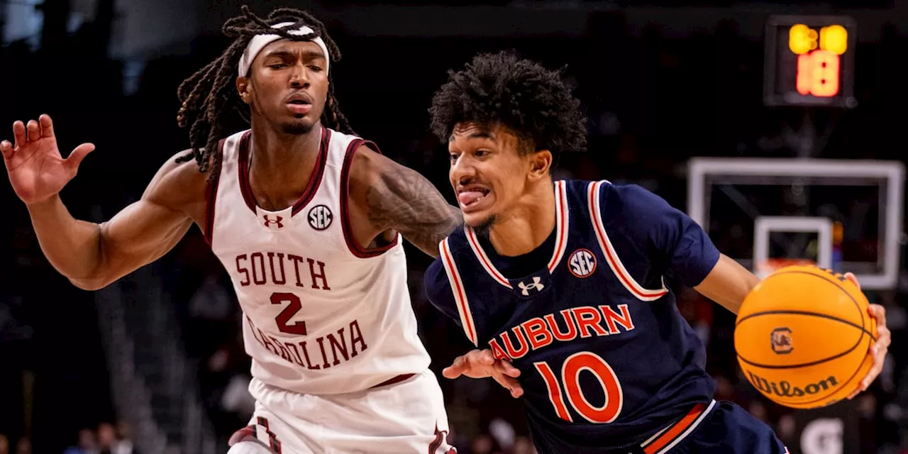 Auburn rallies past South Carolina despite Broome injury